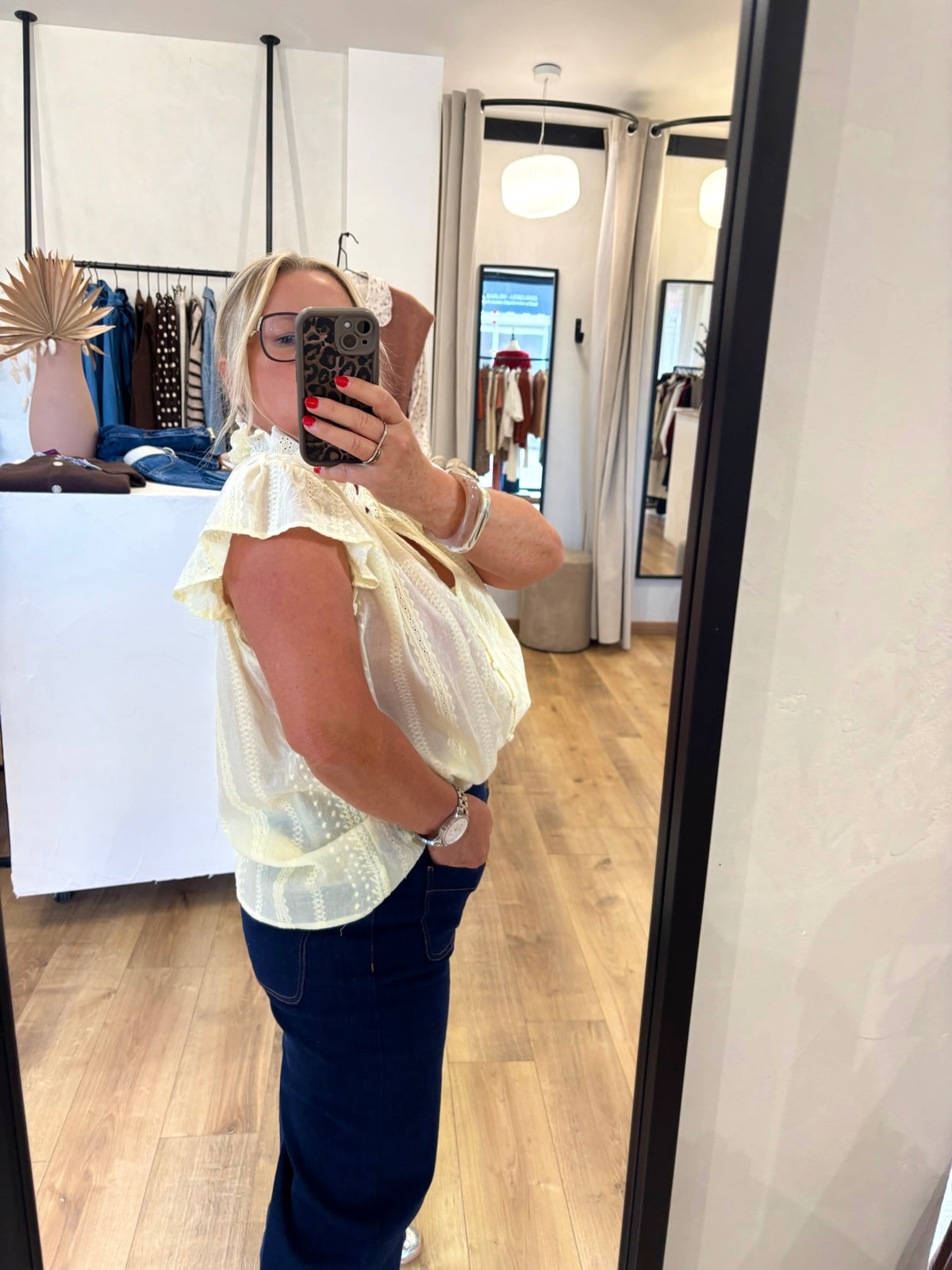 Haut broderie jaune GT - Eliot