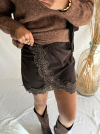 Jupe choco dentelle - Iruis