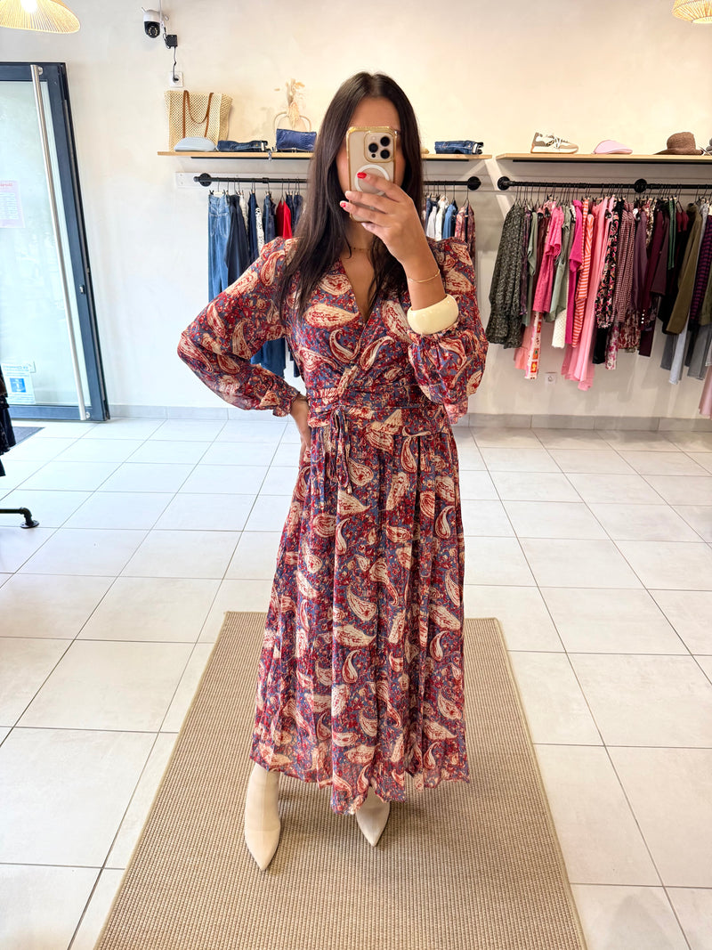 Robe longue motifs - Marlo