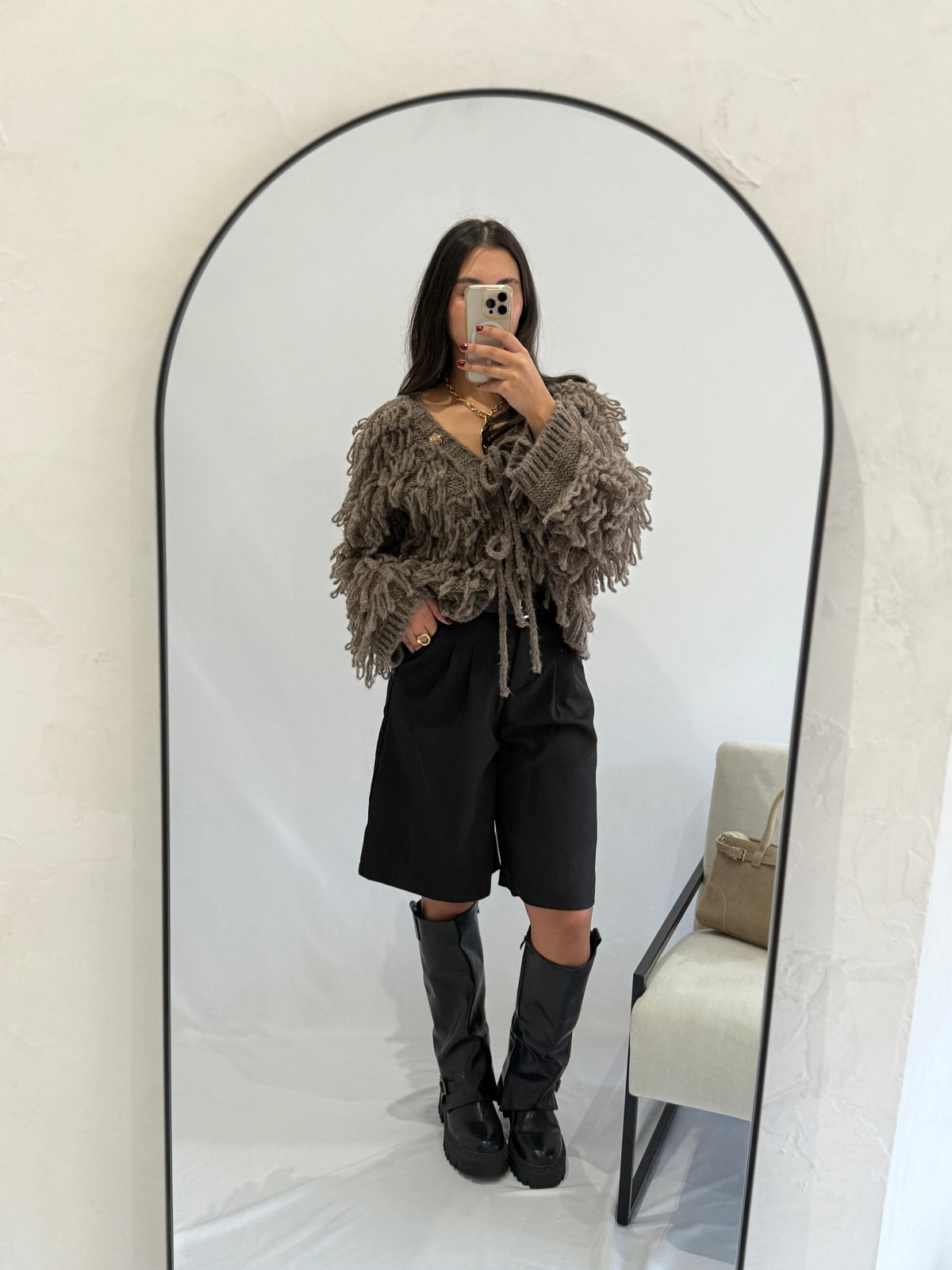 Gilet marron glacé - Alica