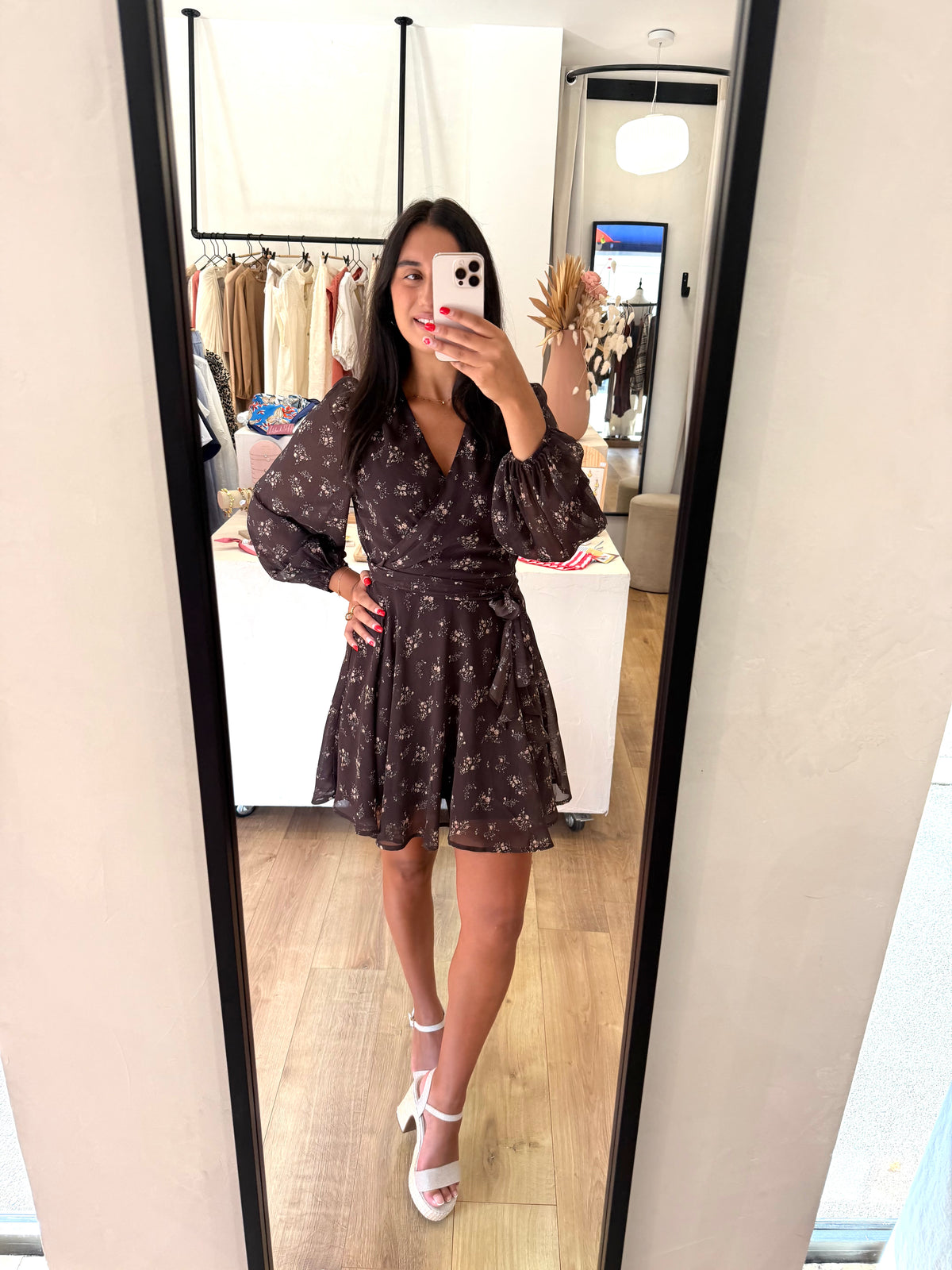Robe motifs choco - jade