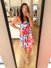 Robe Motifs Rose - Manon