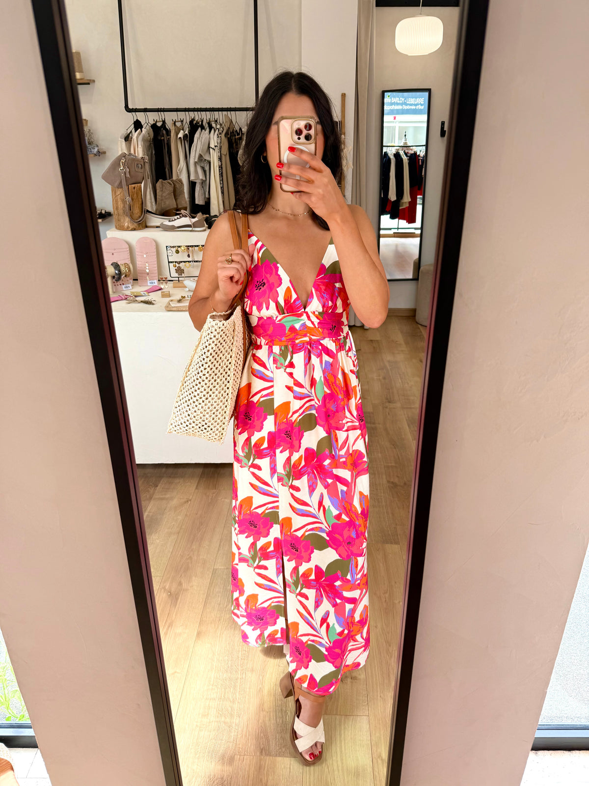 Robe motifs fushia - Julia