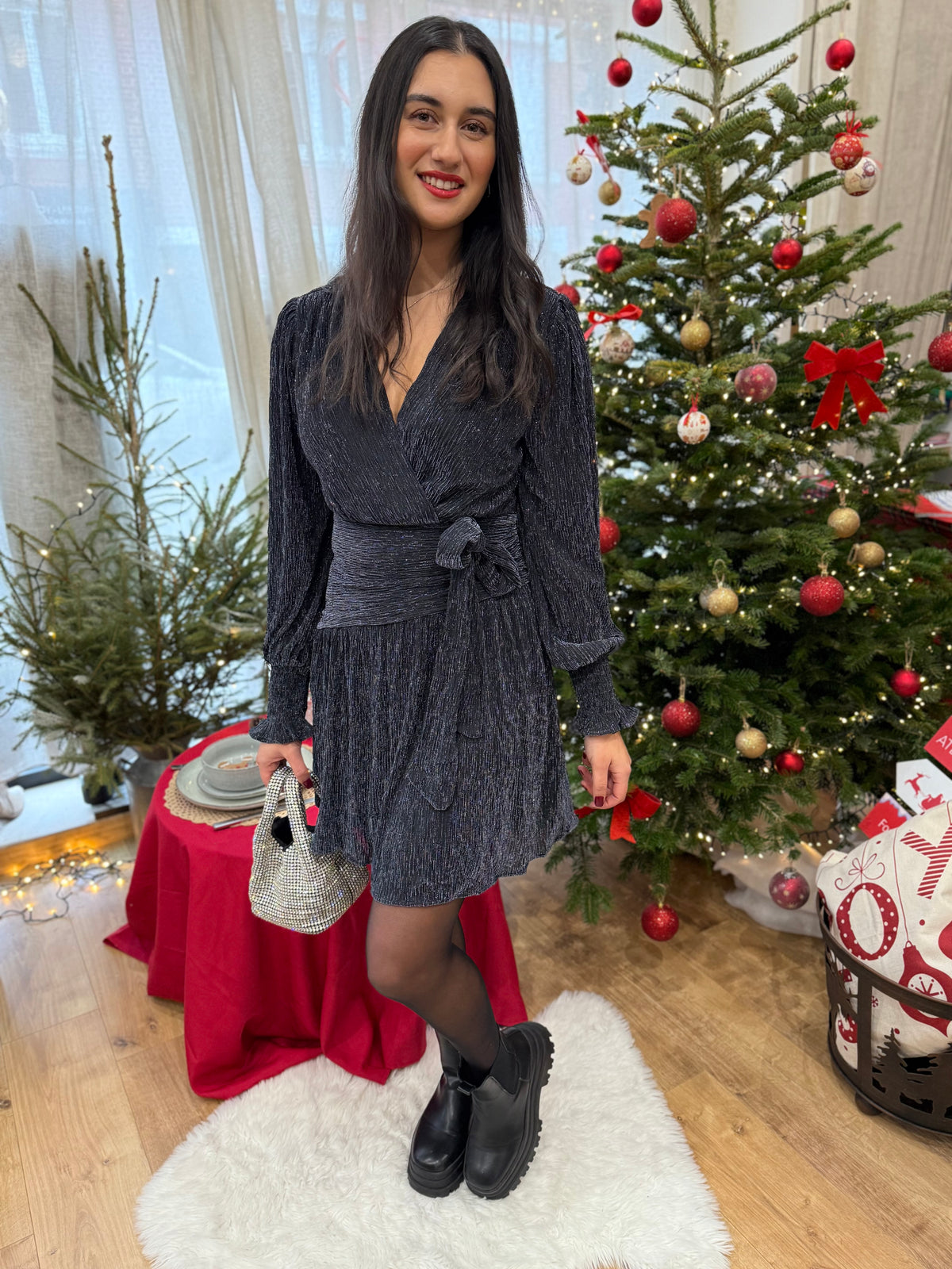 Robe courte noir - Milena