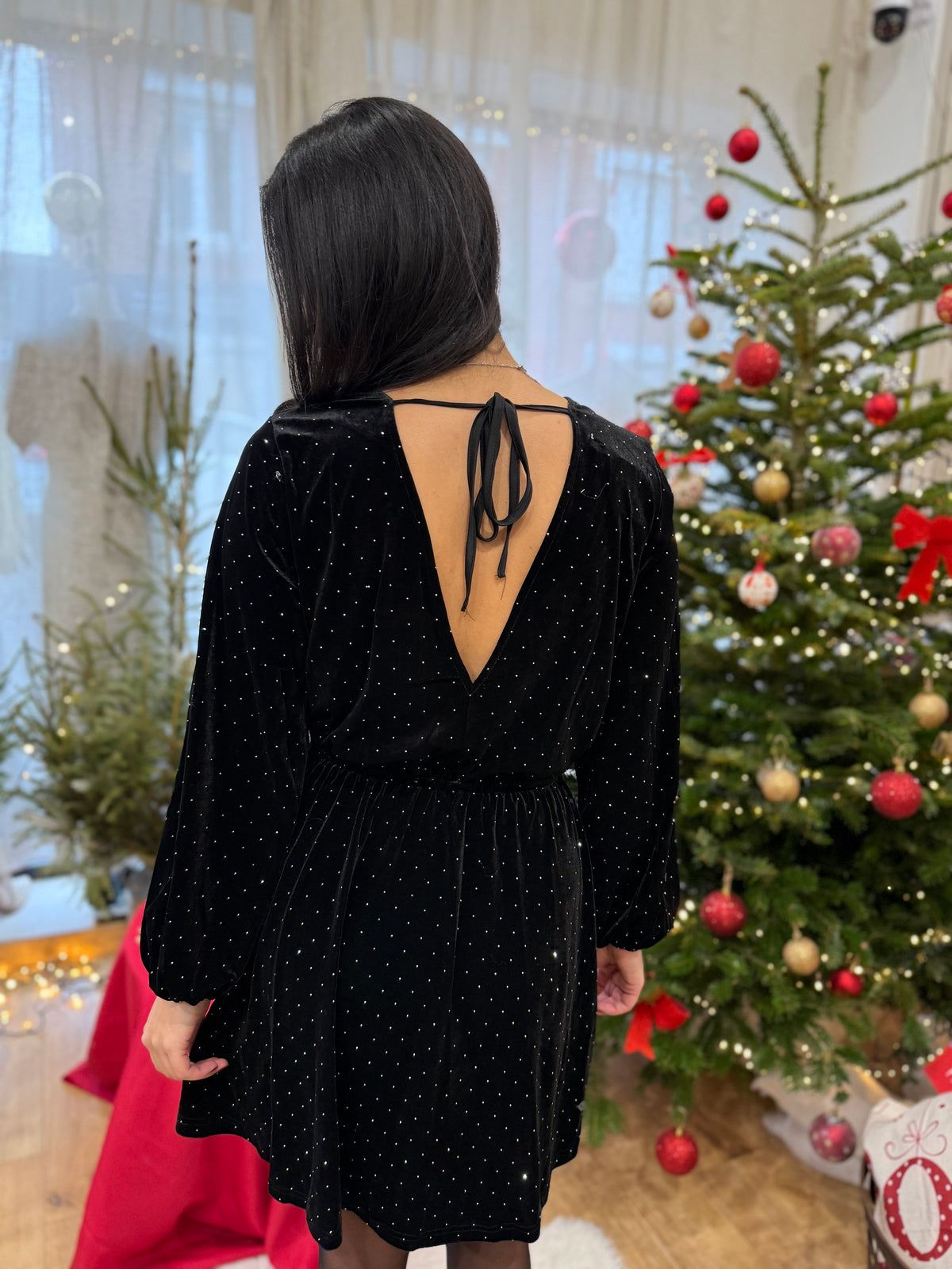 Robe noir brillant - Ashler