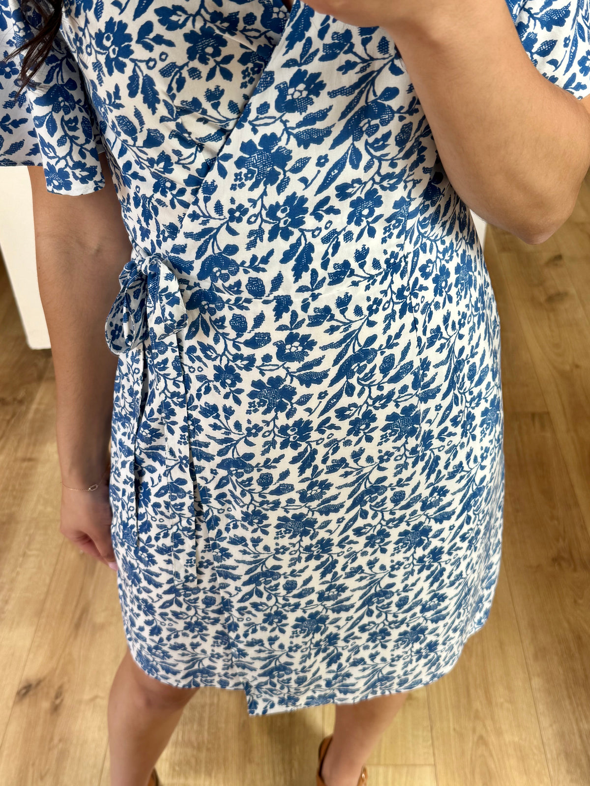 Robe motifs bleu - Zoe
