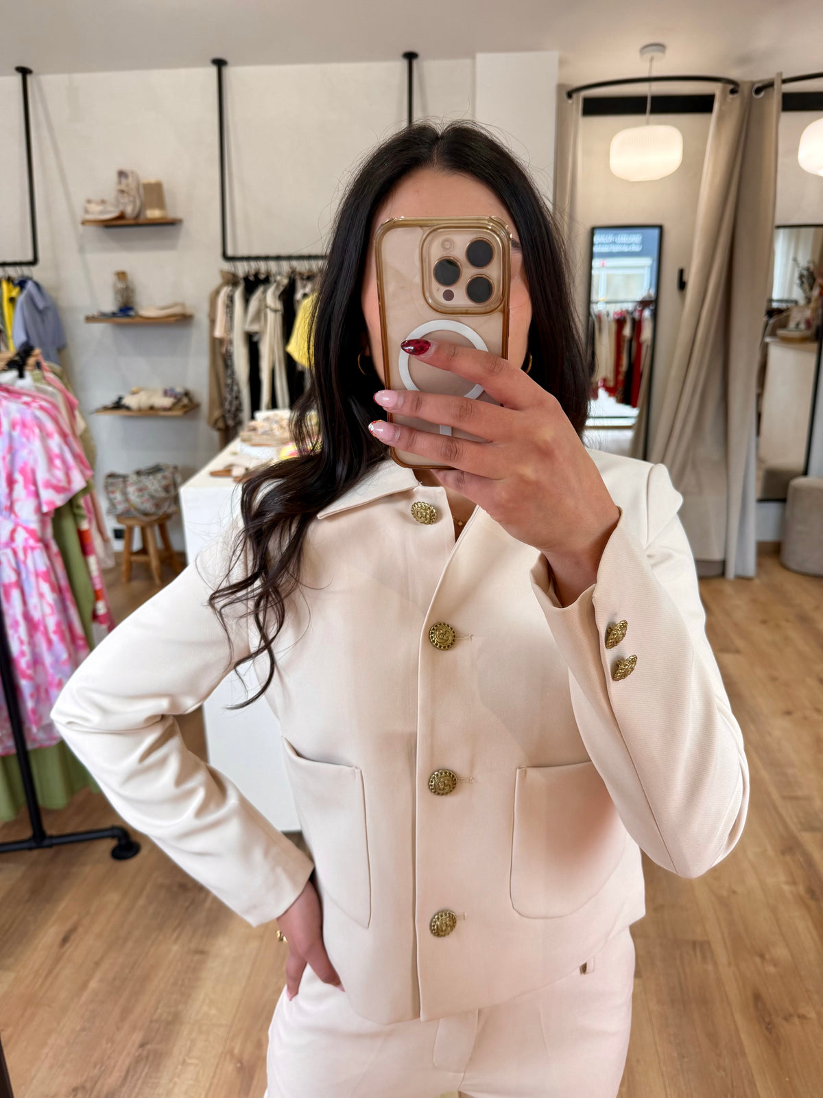 Veste beige - Huja