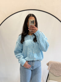 Gilet bleu ciel  - Aude