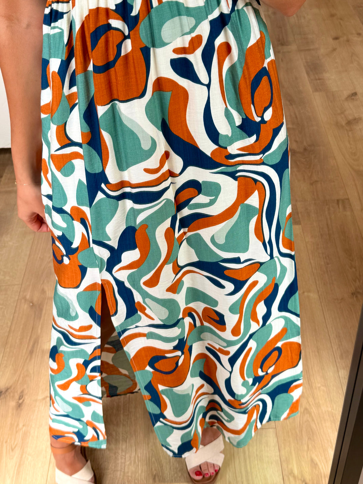Robe motifs kaki - Nino