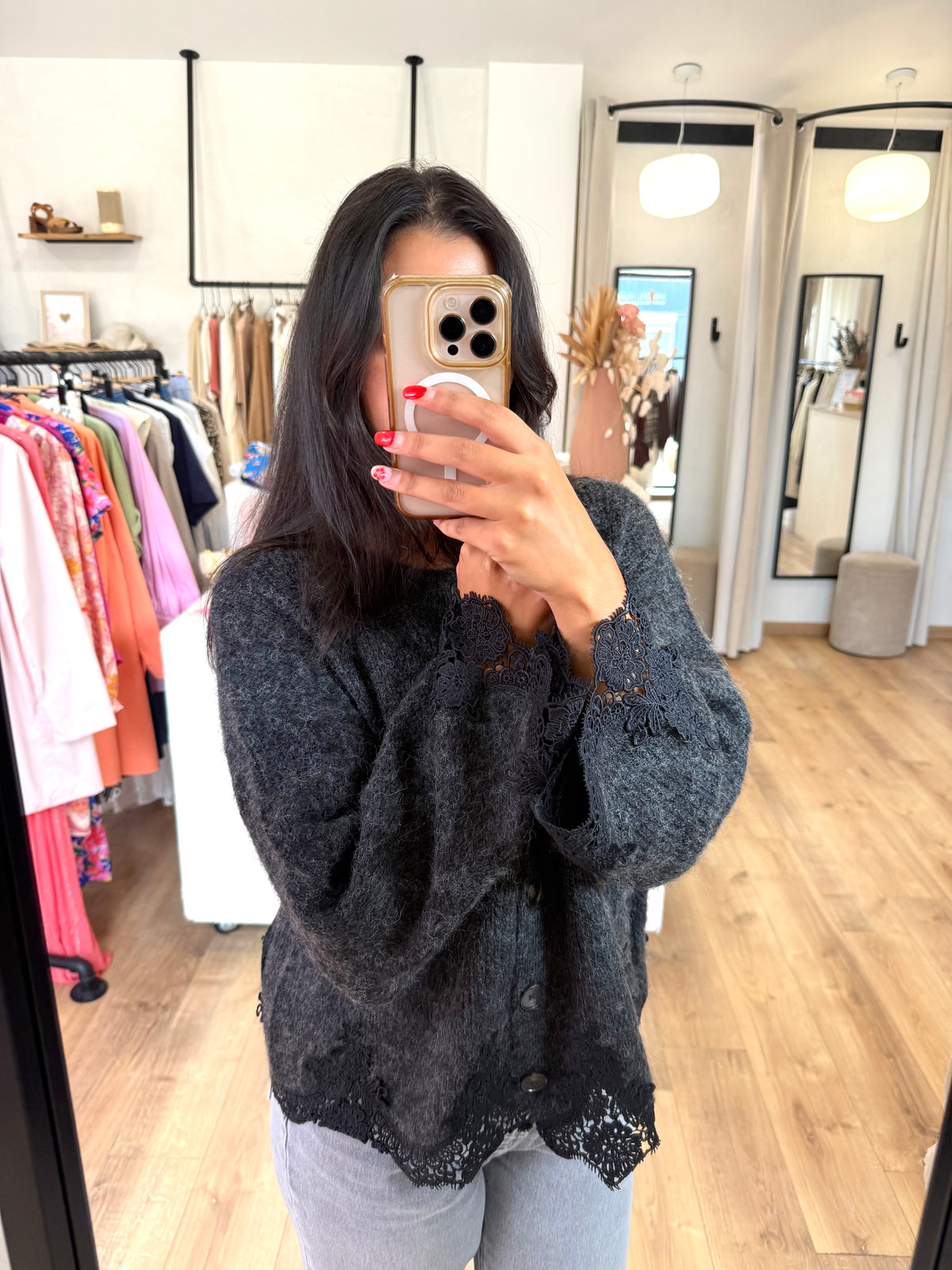 Gilet dentelle - Louisa
