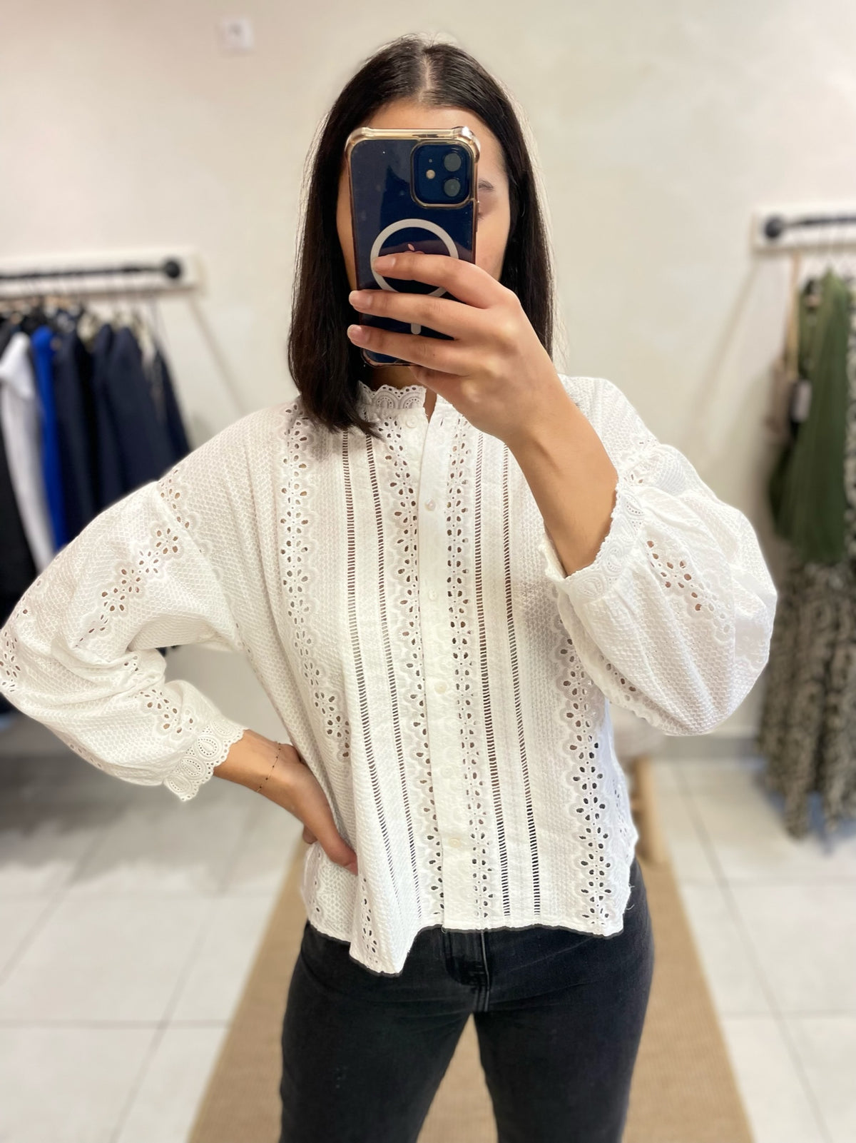 Blouse Blanc - Andria