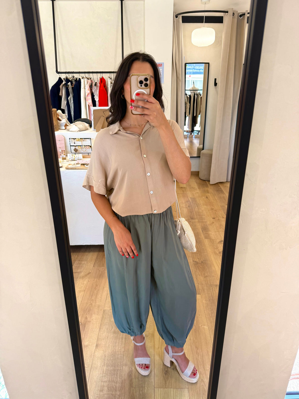Blouse Camel - Émilie
