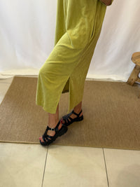 Robe éponge olive - Olivia