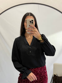 Blouse noir - Astrid