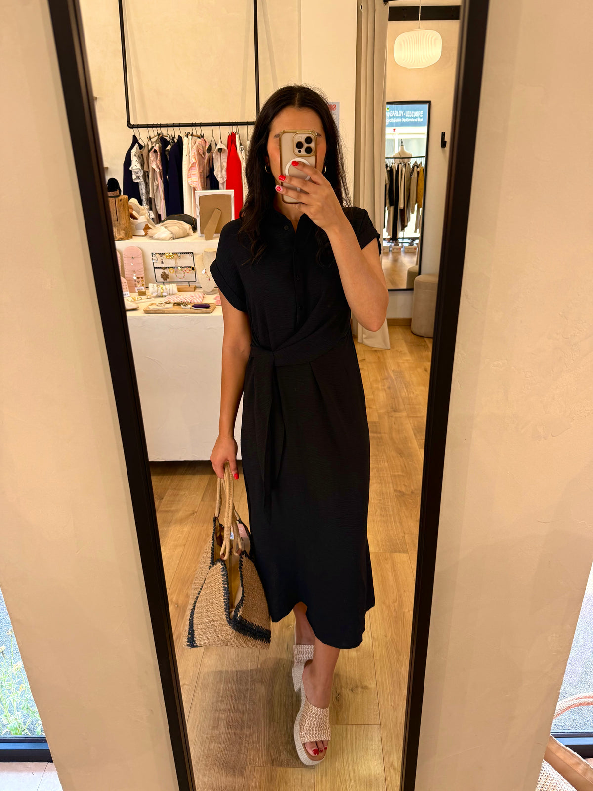 Robe longue noir - Léane