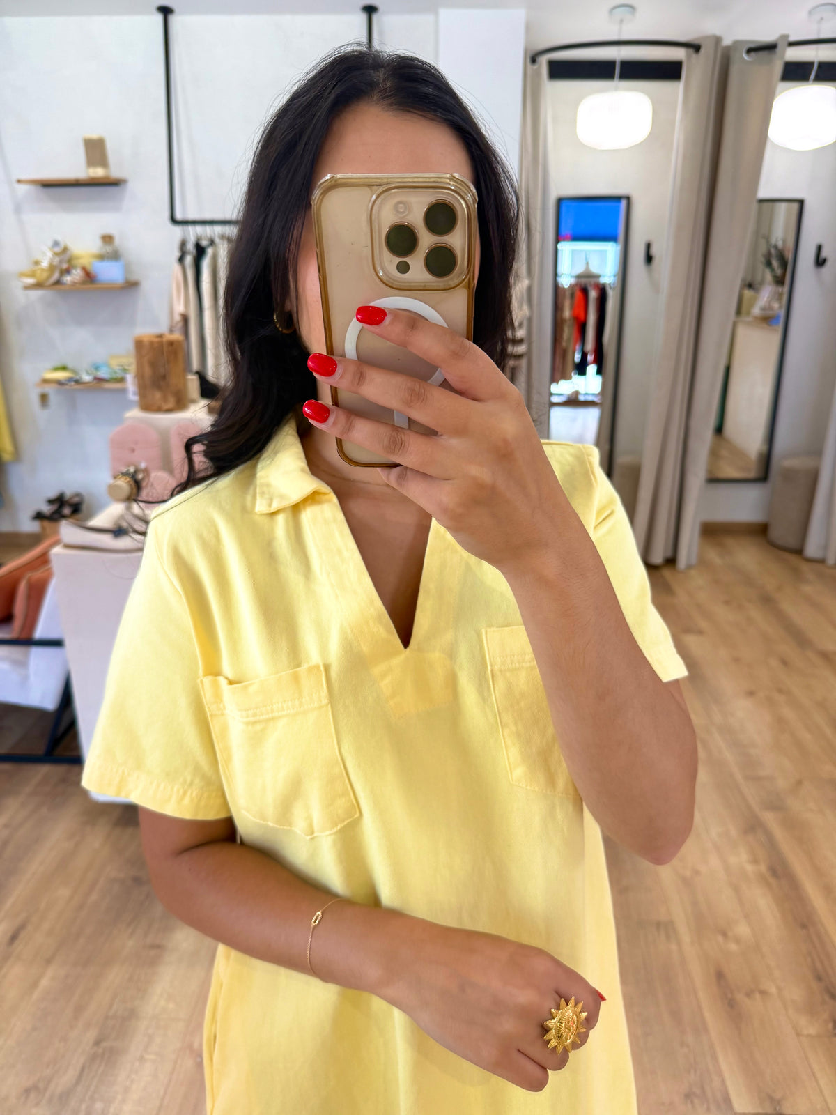 Robe jaune - Elisa