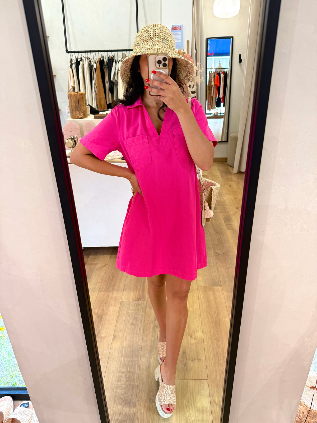Robe fushia - Elisa