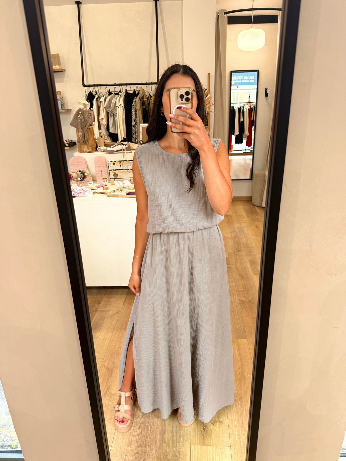 Ensemble gaze taupe  - Nathan