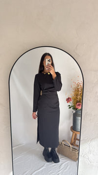 Robe long noir - Romy