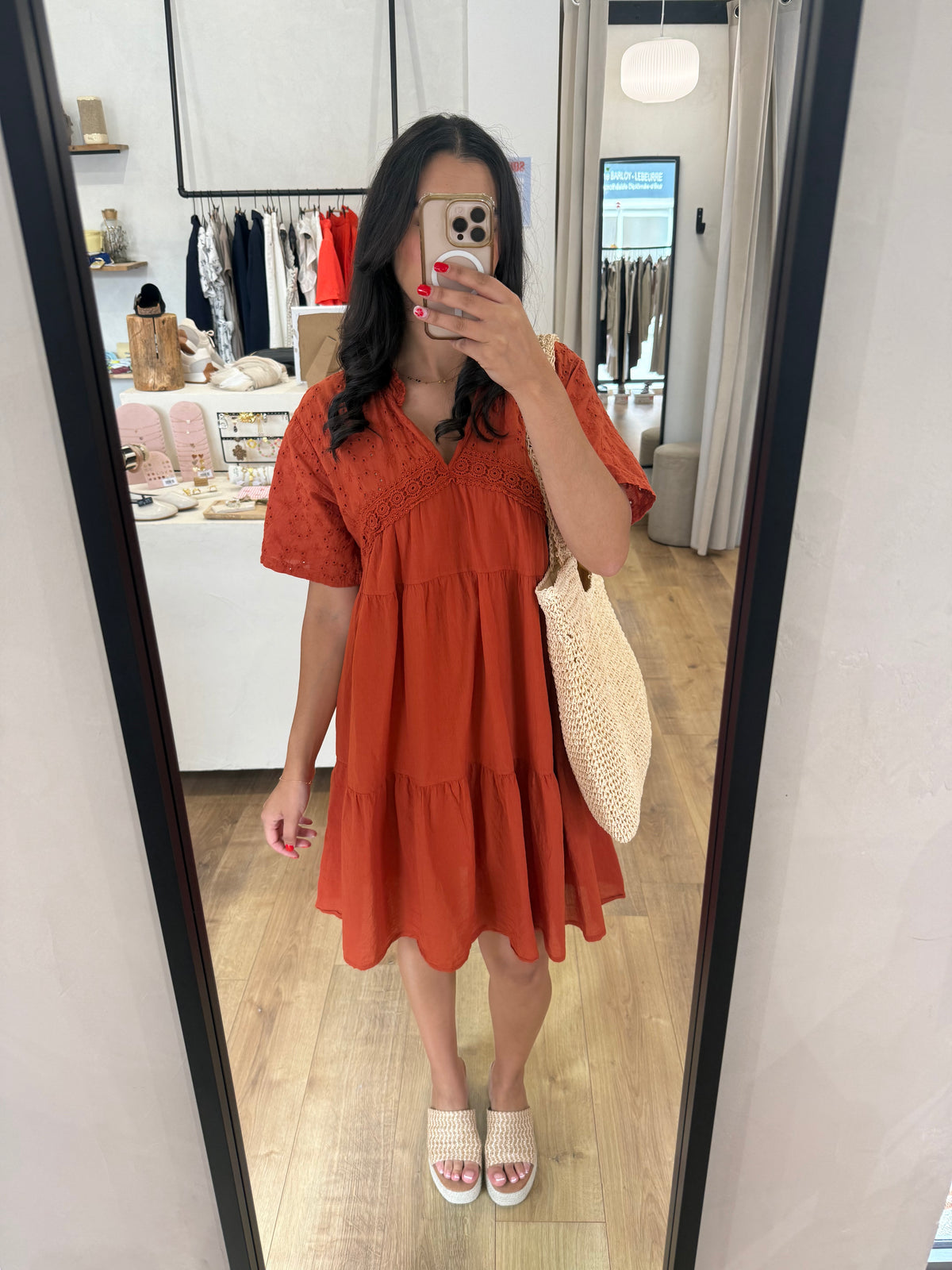 Robe broderie - pia