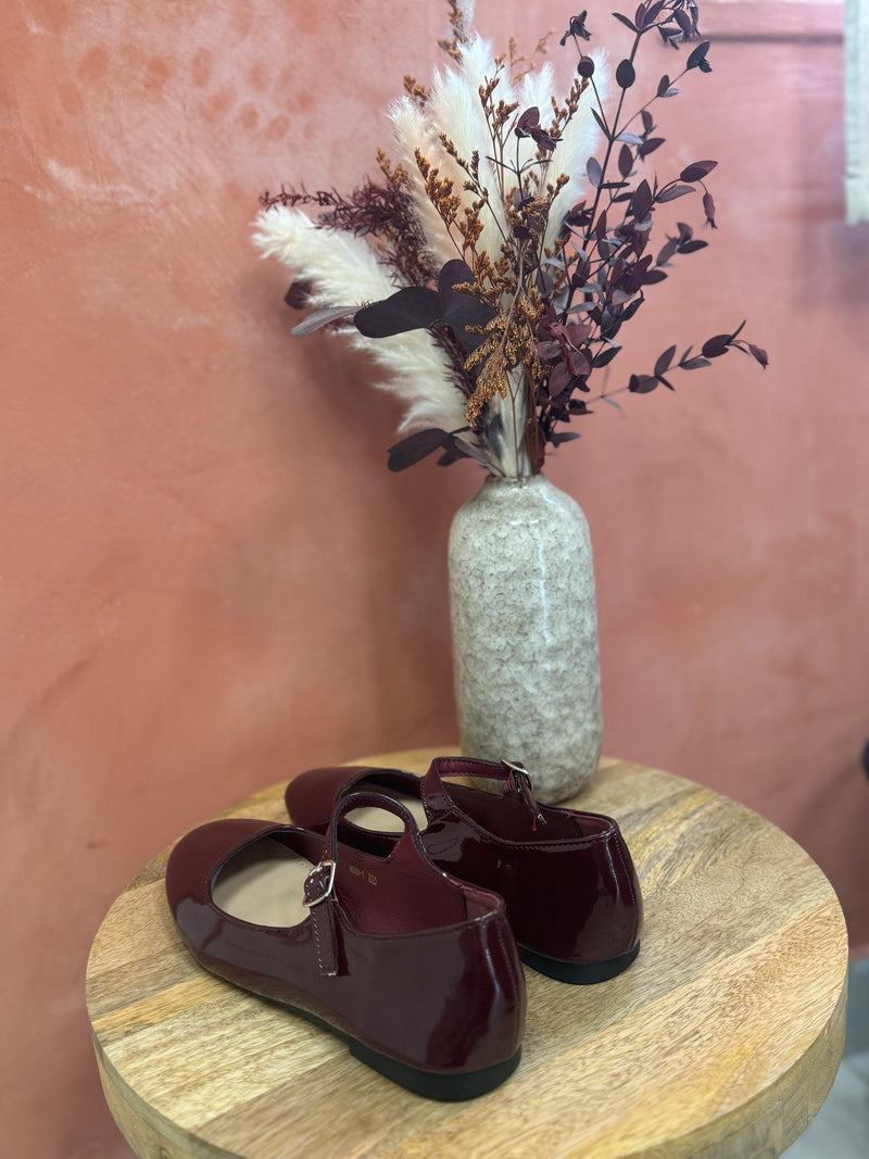 Ballerine bordeaux - Aurel
