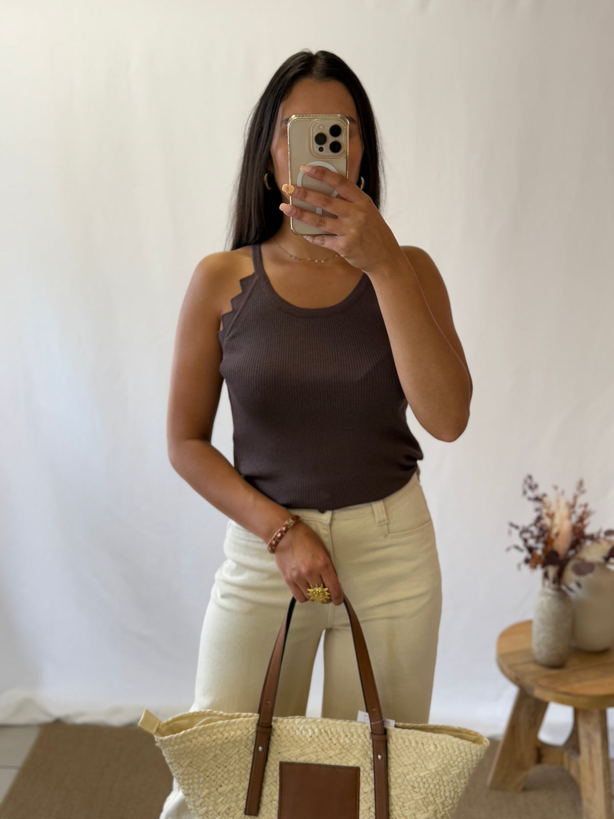 Top marron - Mel