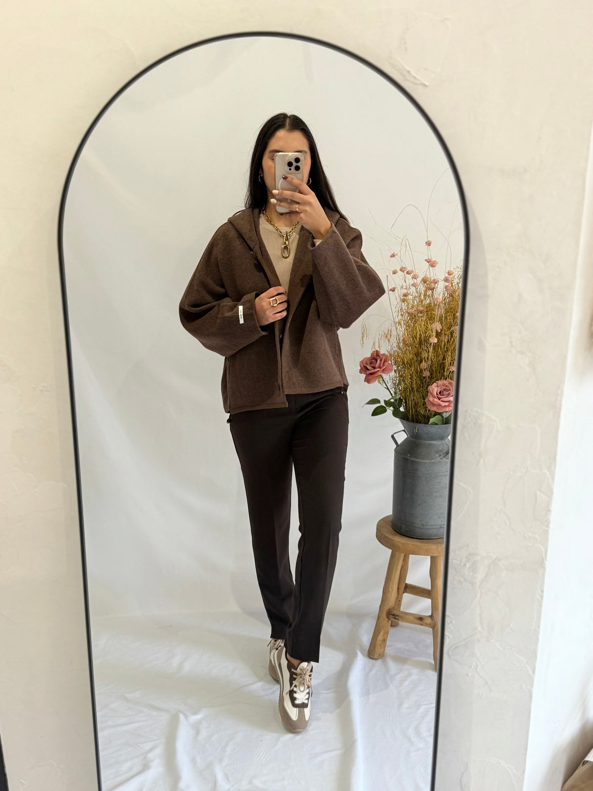 Pantalon chocolat- Hortence