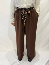 Pantalon fluide choco GT - Tania