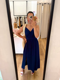 Robe longue marine - garan