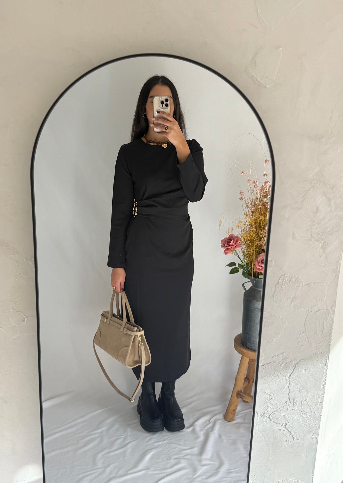 Robe long noir - Romy