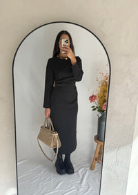 Robe long noir - Romy