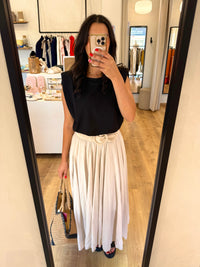 Jupe longue beige - Auda