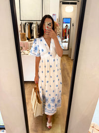 Robe longue bleu - Mila