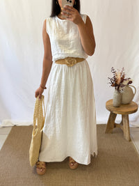 Ensemble lin blanc - Astrid
