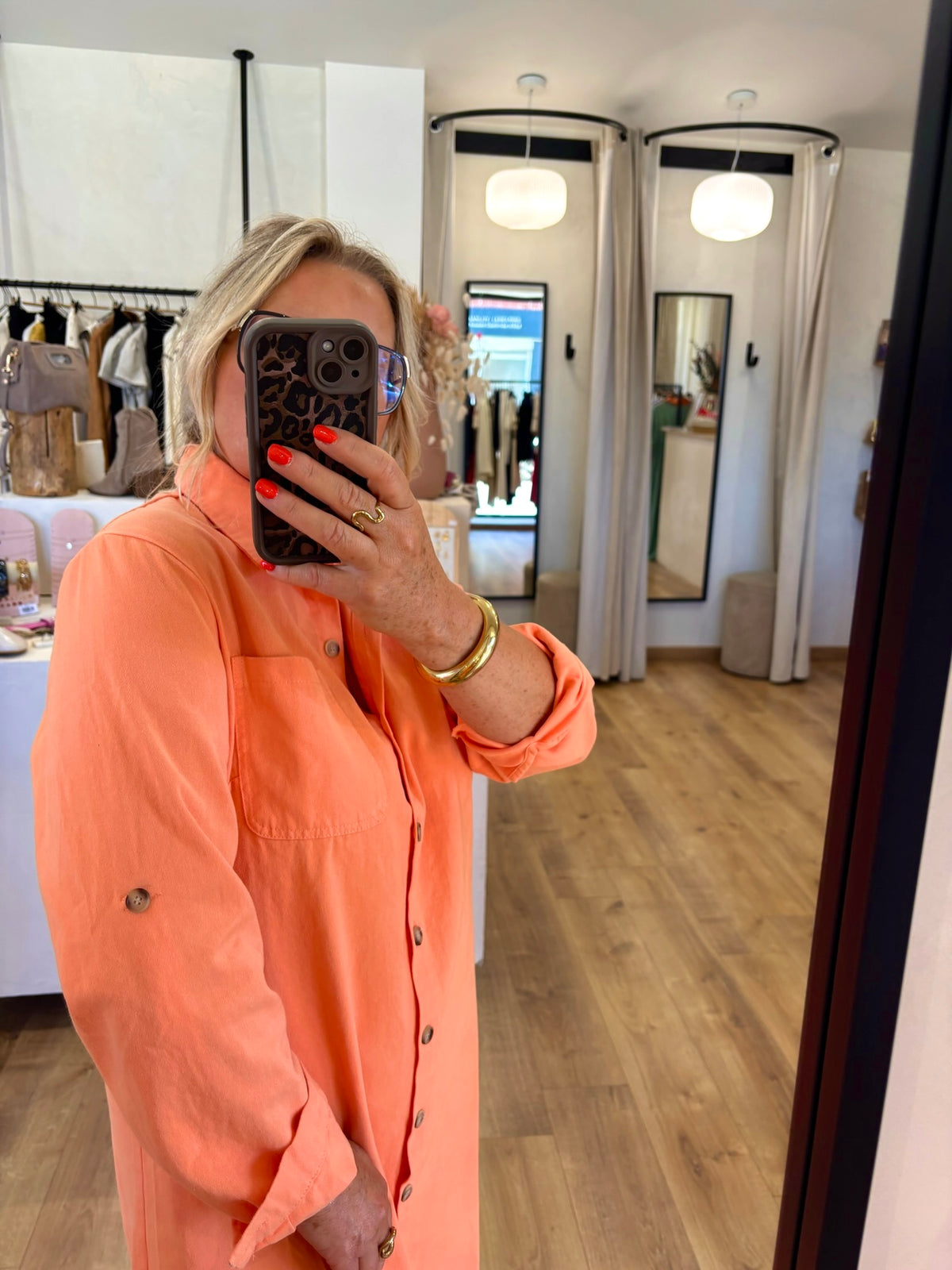 Robe orange gt - Elisa