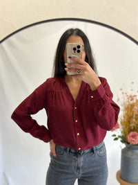 Blouse bordeaux - Lou