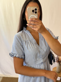 Robe courte bleu - Opia