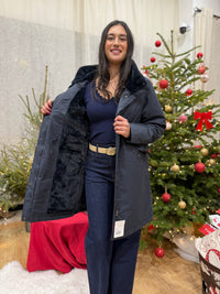 Parka fourre marine - Clem