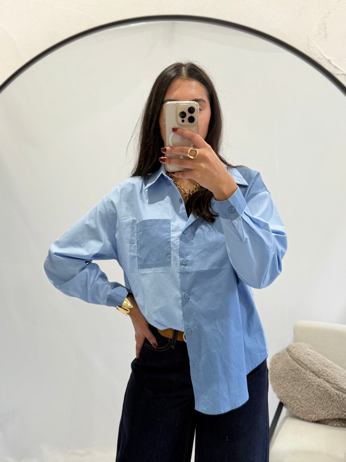 Chemise bleu - Louisa