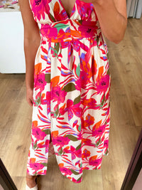 Robe motifs fushia - Julia