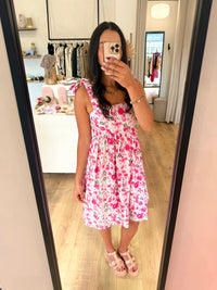Robe Motifs Fushia - Romy