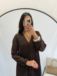 Robe longue choco - Nany