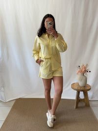Short broderie jaune - Selia