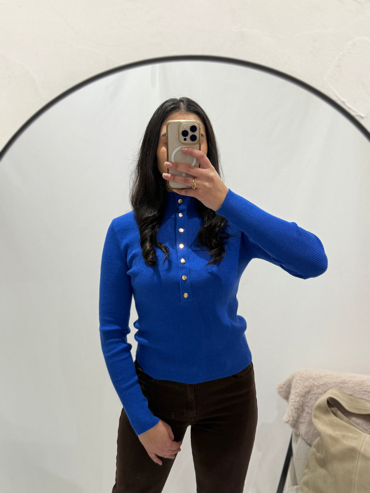 Haut bleu royal - Zolia