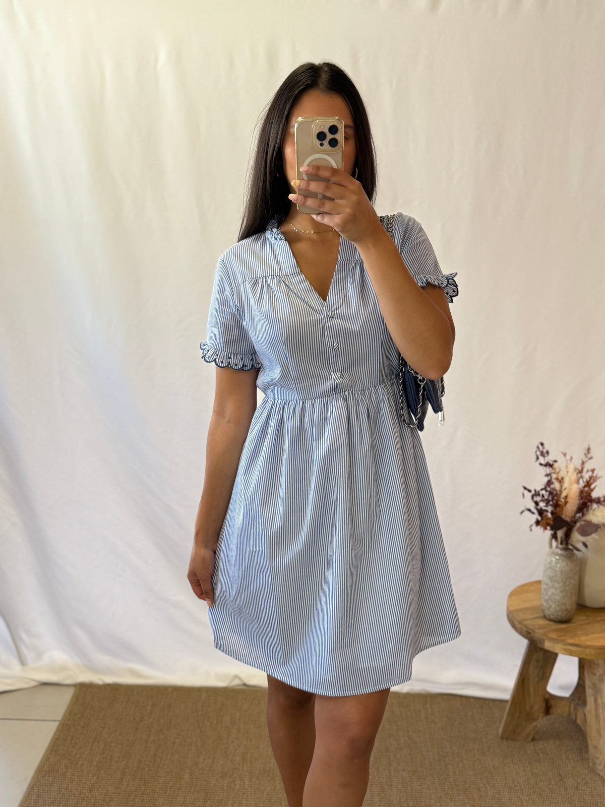Robe courte bleu - Opia