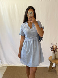 Robe courte bleu - Opia