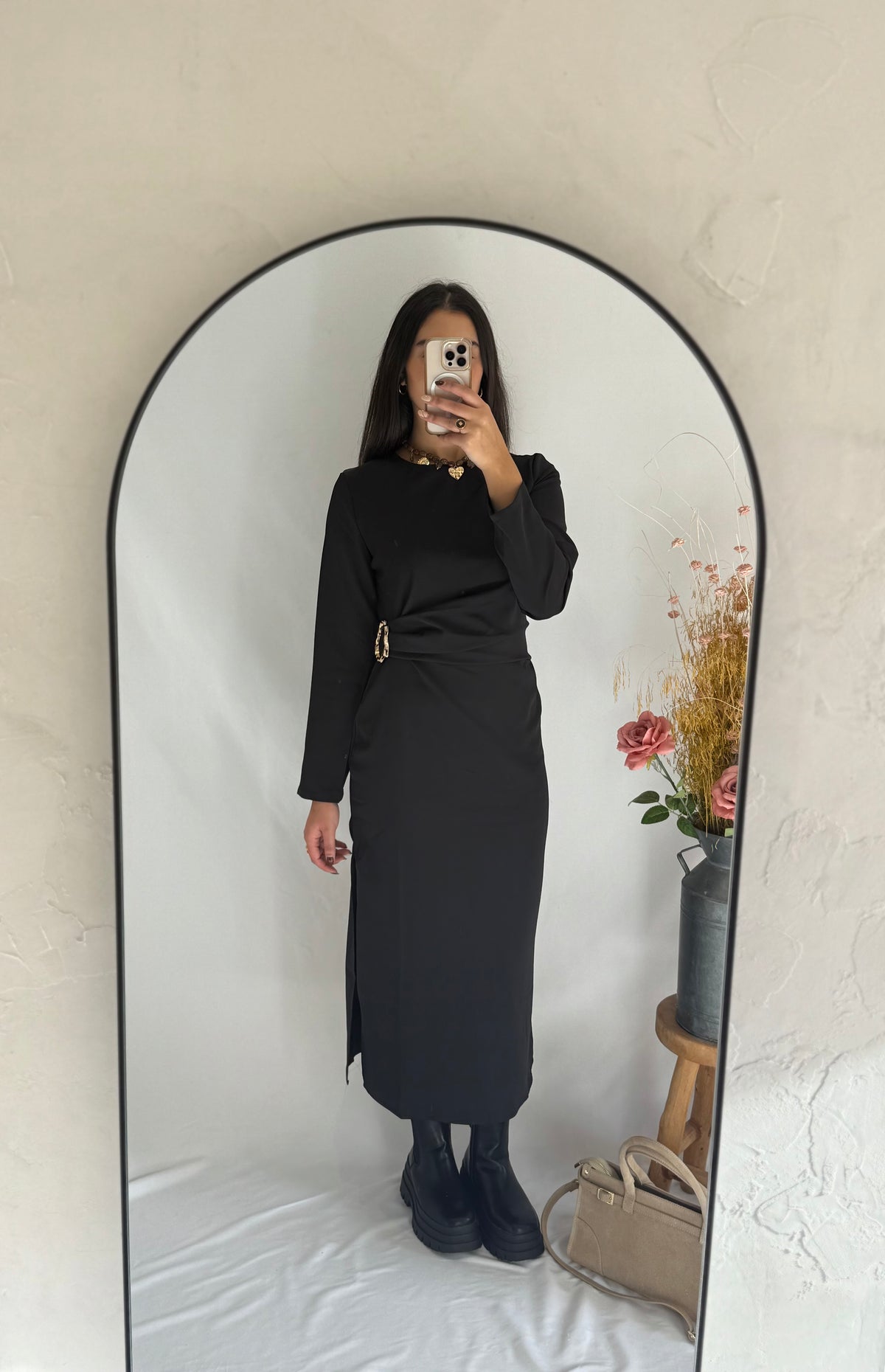Robe long noir - Romy
