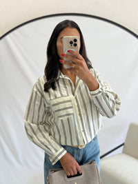 Blouse rayure beige - Nias