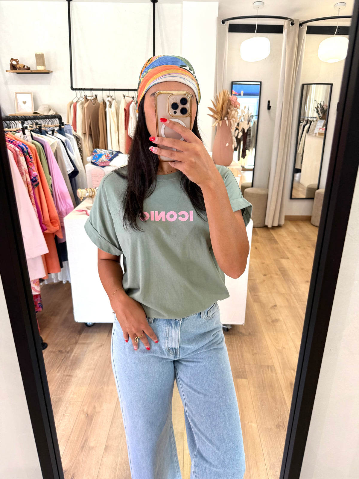 Tee-shirt kaki - iconic