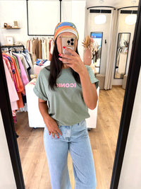 Tee-shirt kaki - iconic